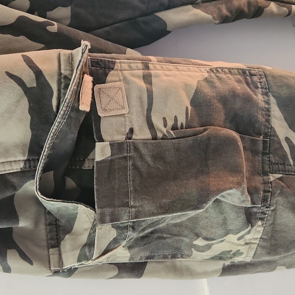 Wrangler Camo fleece lined cargo pants Mens 36 x 30 - Picture 7 of 10